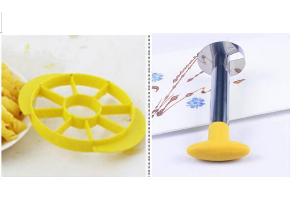 Éplucheur d'ananas en acier inoxydable, accessoires faciles à utiliser, trancheurs d'ananas, coupe-fruits, trancheur, outils de cuisine