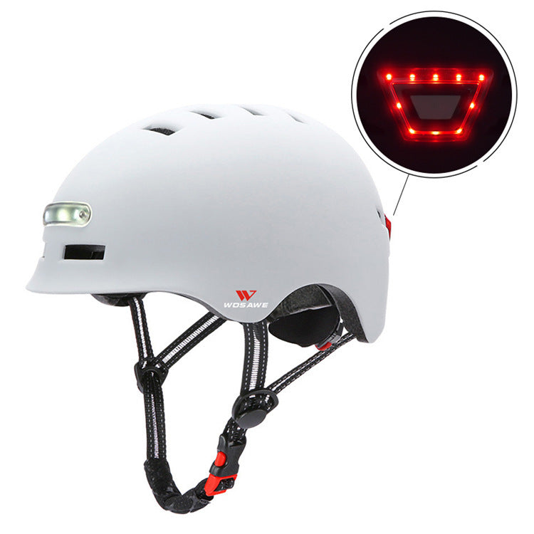 Casque de feu arrière Casque de vélo