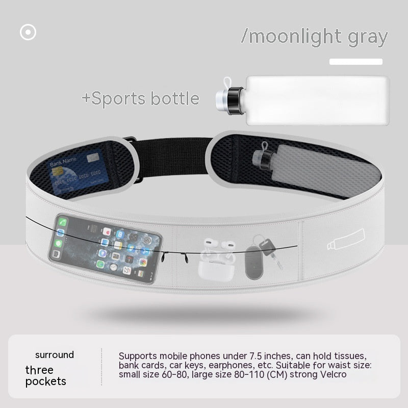 Bolso multifuncional invisible de la cintura del bolso del teléfono móvil que corre