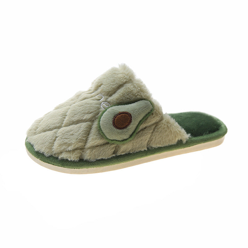 Fluffy Slippers Women's Cute Cartoon Indoor Mute