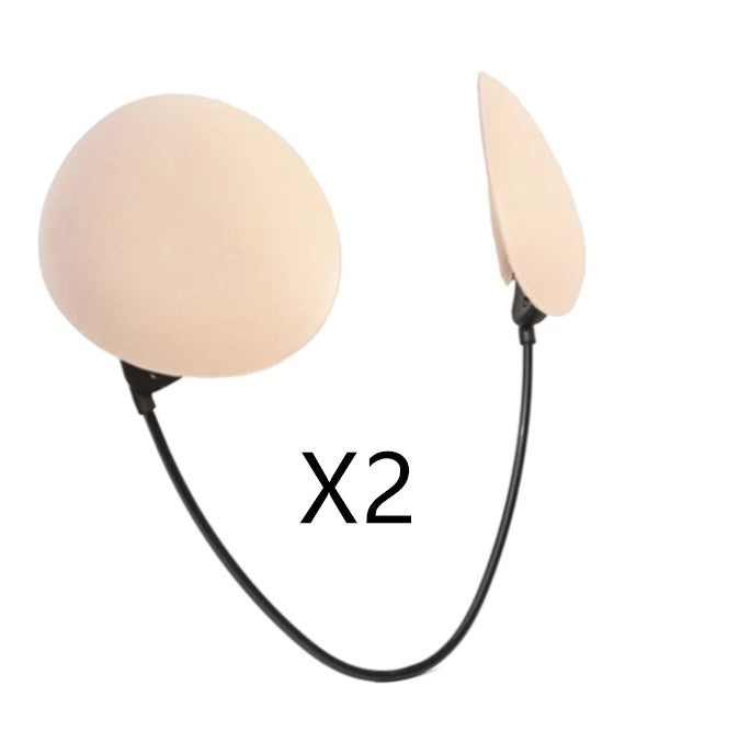 Kit de soutien-gorge plongeant profond, Patch de mamelon mince d'été, accessoires de sous-vêtements, soutien-gorge Push-up sans devant, dos nu, sans bretelles