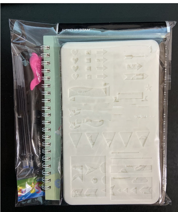 Version anglaise complète des autocollants de calligraphie