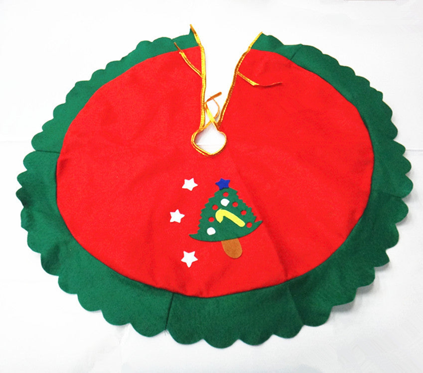 Jupe d'arbre de Noël Décorations d'arbre de Noël Cadeaux de Noël Assortiment de scènes de Noël