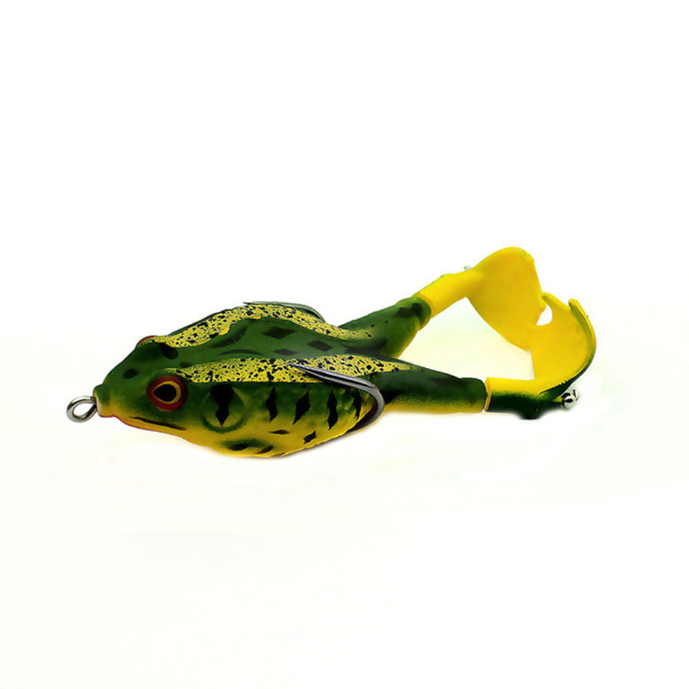 Appât souple grenouille à double hélice