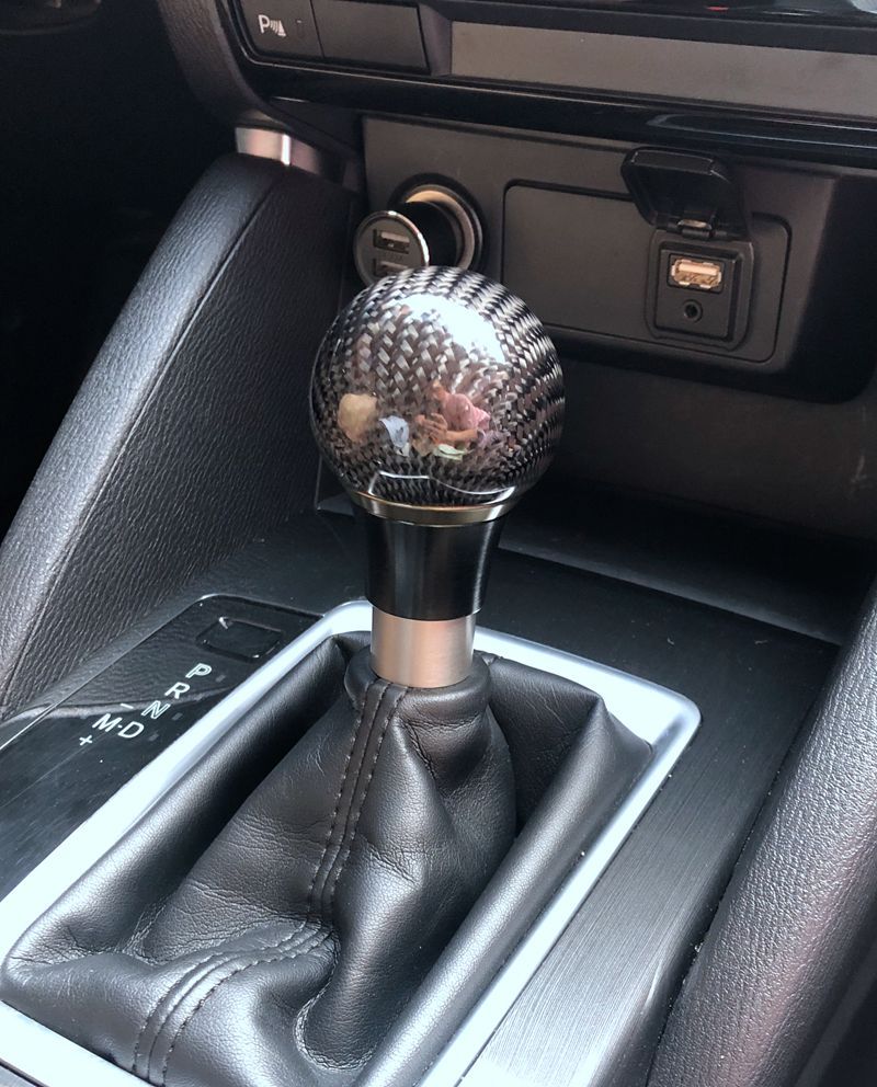 Mazda onxeira ATZ transmisión automática cabezal de cambio de fibra de carbono CX5 cabezal de cambio palo de onda de balonmano