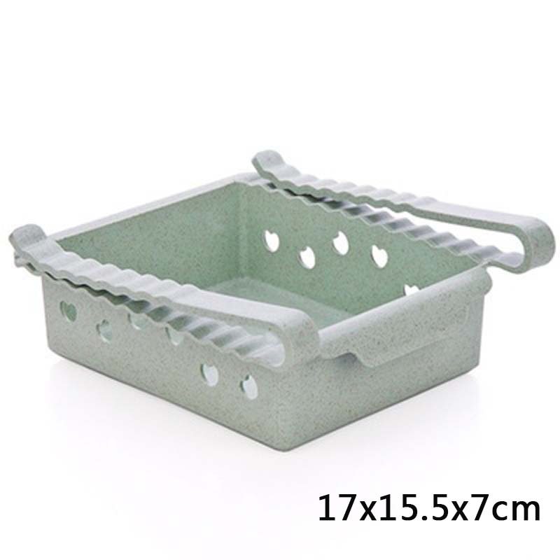 Support de rangement suspendu en plastique pour réfrigérateur, planches de rangement, fournitures de cuisine