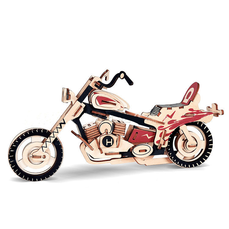 Puzzle en bois 3D en trois dimensions, modèle DIY