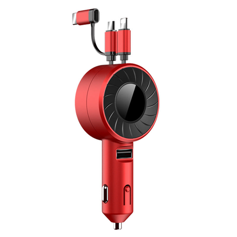 Chargeur de voiture pour téléphone portable, charge rapide