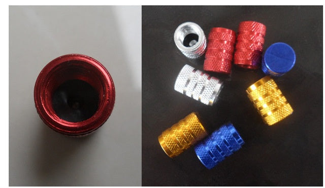 Round Knurled Bicycle Valve