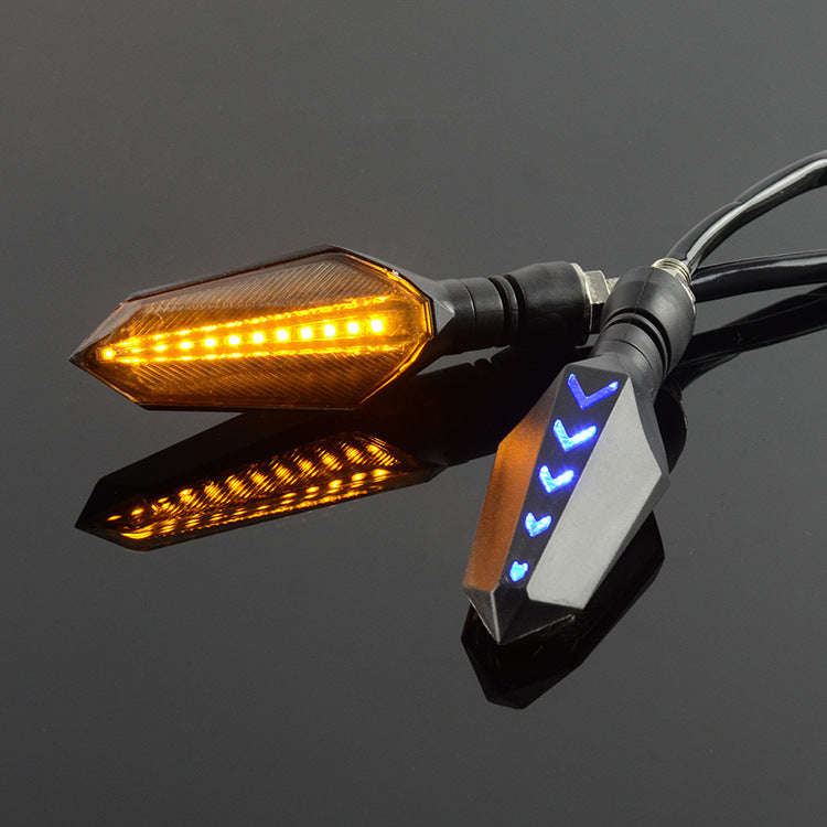 Señal de giro de motocicleta con luz diurna LED