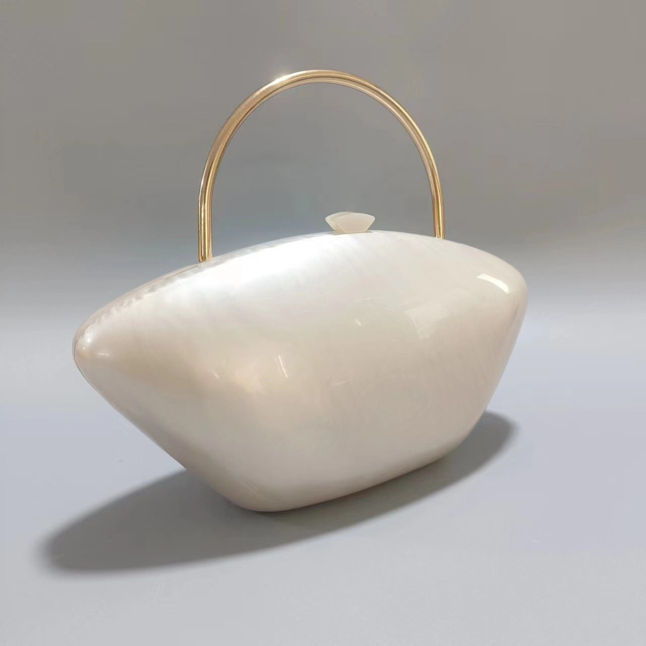 Bolso bandolera de acrílico con un solo hombro y cadena para mujer