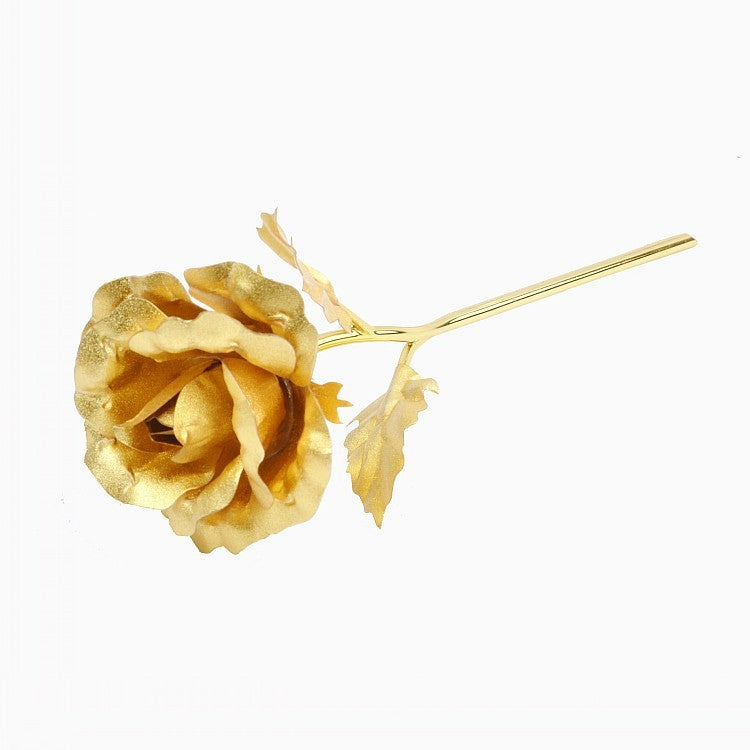 Rosas de lámina dorada Regalo del día de San Valentín chino Chocolate Rosa dorada Día de San Valentín