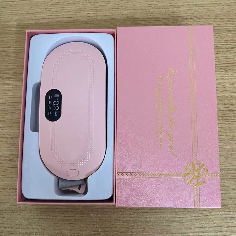 Almohadilla calefactora Menstrual, cinturón cálido inteligente para aliviar el dolor de cintura, calambres, masajeador Abdominal vibratorio, dispositivo eléctrico para cinturón de cintura