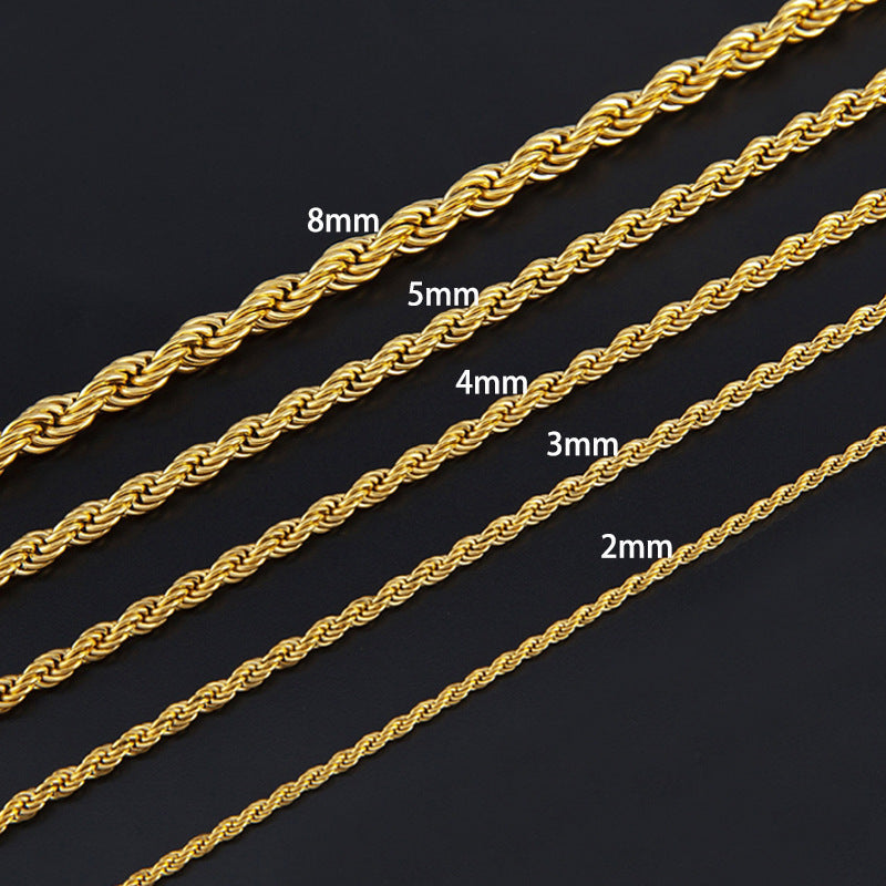 Women's Non-fading Titanium Steel Necklace
