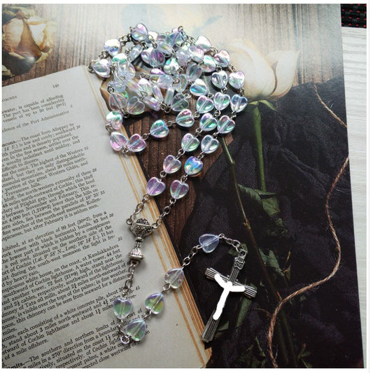 Version coréenne collier croix plaqué double couleur minimaliste