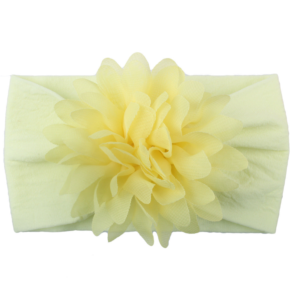 Bandeau créatif en mousseline de soie, accessoires pour cheveux de bébé, bandeau de princesse mignon