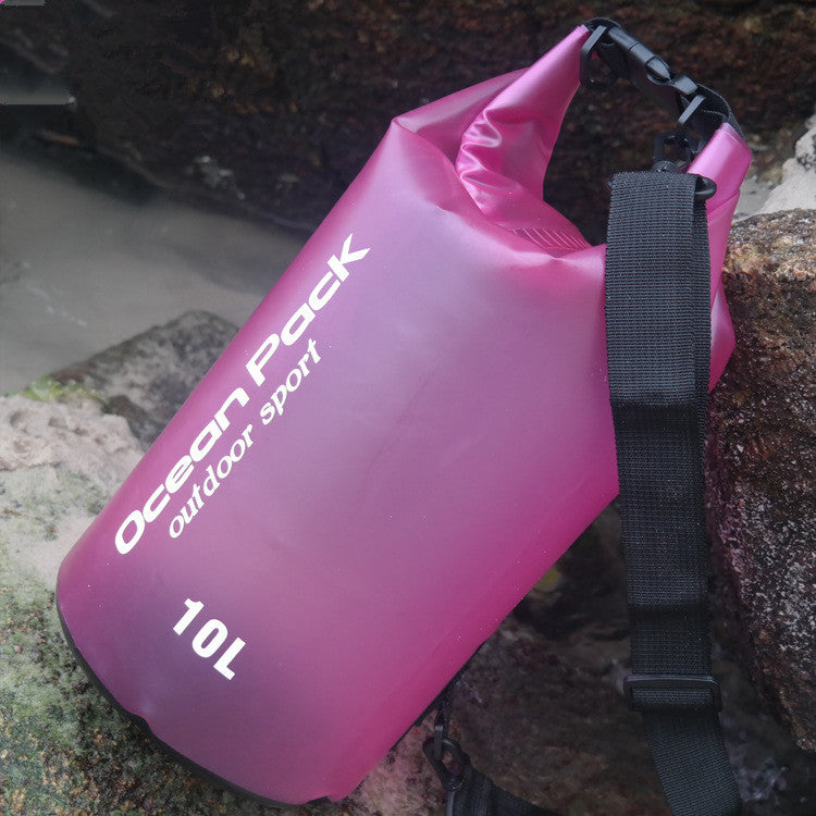 Sac de plage anti-eau, sac seau étanche en PVC, sac étanche à la dérive, sac de natation, sac de sport de plein air