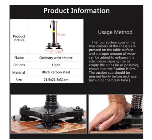 Hombre Profesional Práctica Mano Fuerza Antebrazo Muñeca