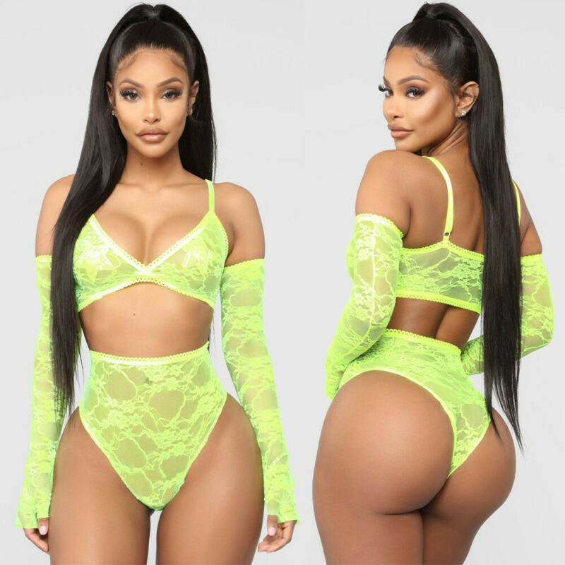 Camisón de encaje de lencería sexy