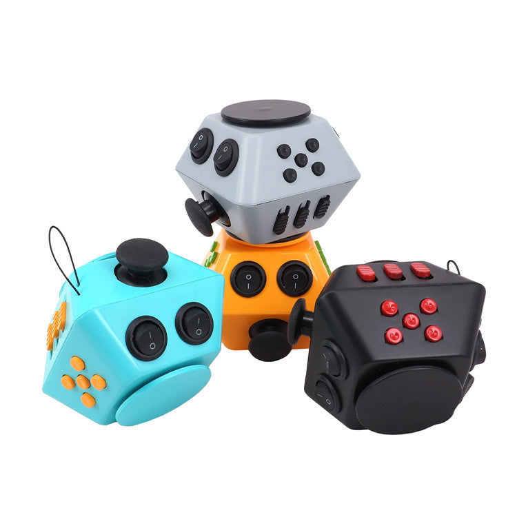 Spinner Cube anti-Stress magique, soulage l'anxiété, l'ennui, les doigts, combinaison de jouets, Stress amélioré