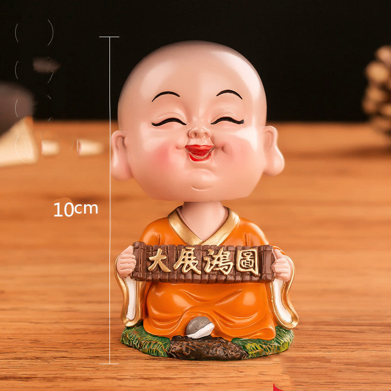 Car car decoration Zen Miao shook her head