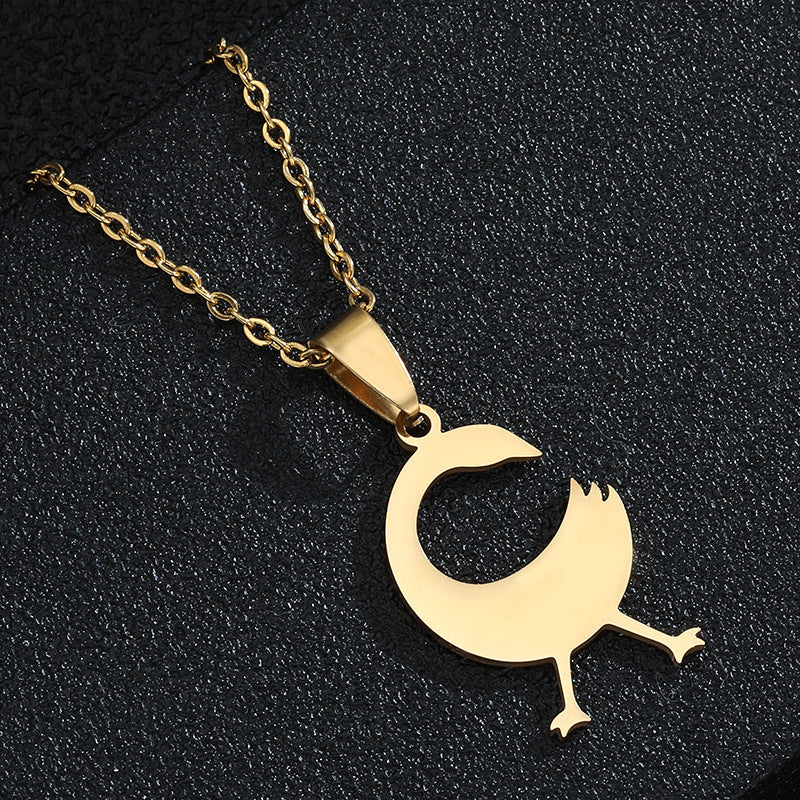 Women's Gold Stainless Steel Necklace