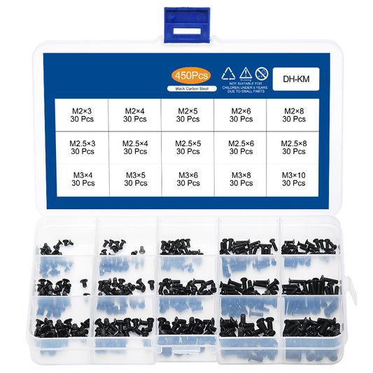 Jeu de vis pour ordinateur portable 450/650/720 pièces, Machine à tête plate 