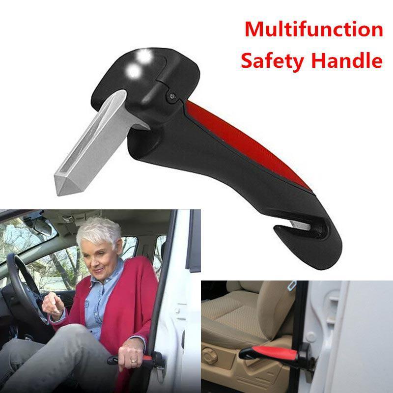 Car safety hammer safety handrail