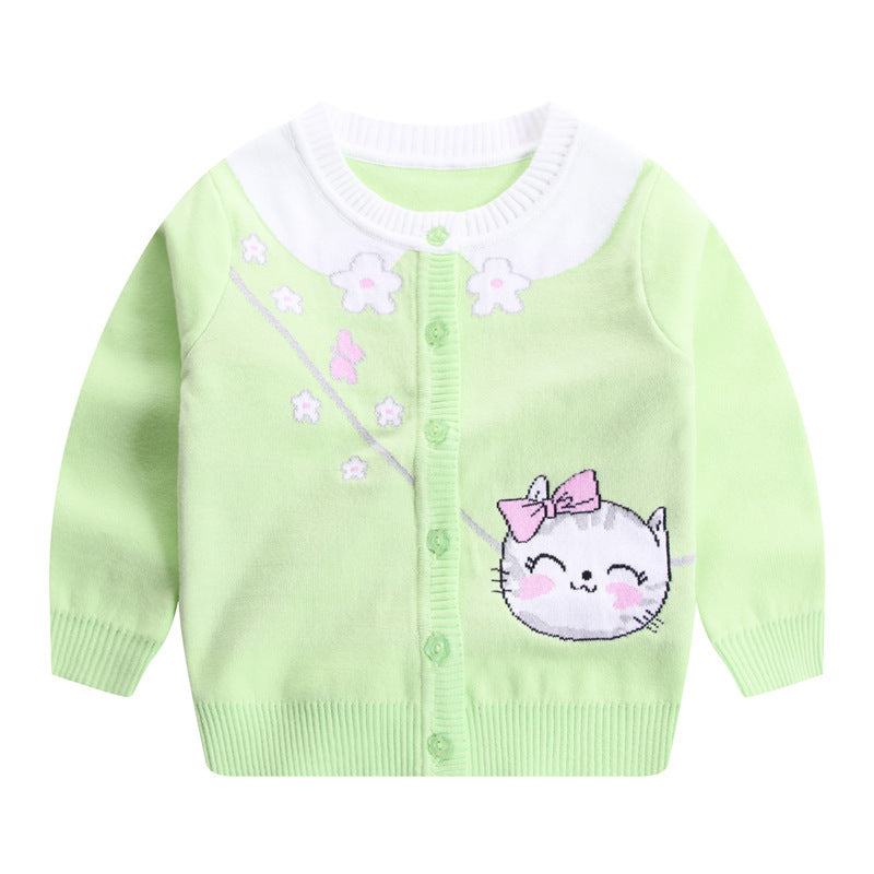 Pull Enfant Col Marine Kitty