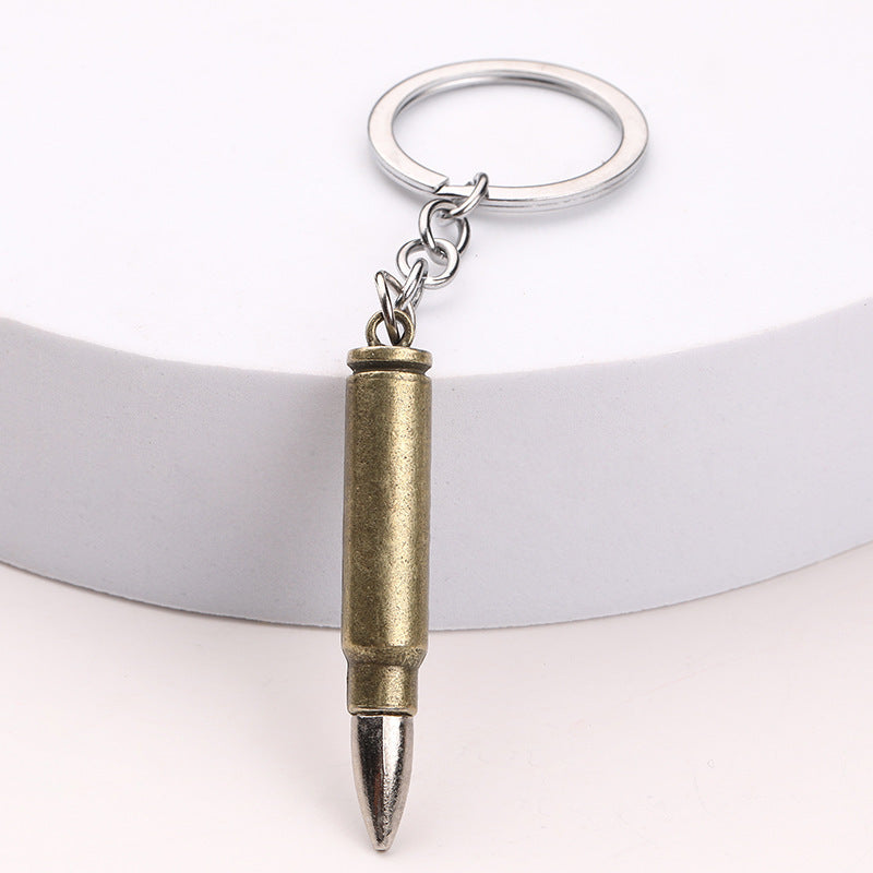 Pendentif porte-clés en métal modèle Bullet