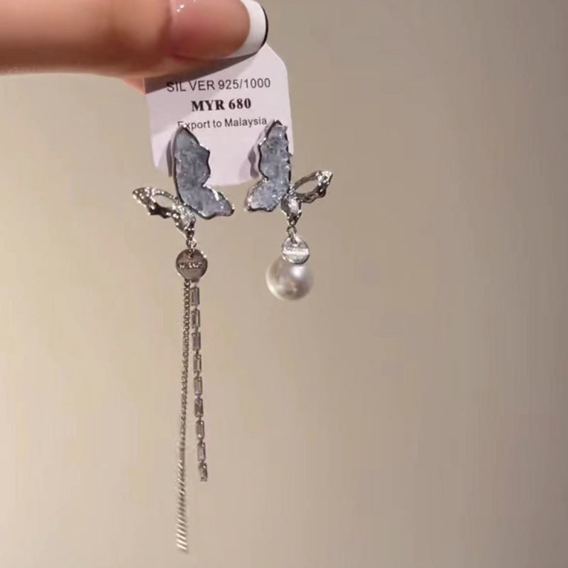 High Sense Light Luxury Temperament New Summer Exquisite Special Interest Earrings Women