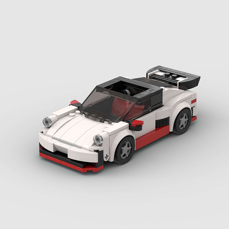 Voiture de sport à petites particules, Puzzle Moc, blocs de construction assemblés, jouet pour enfants