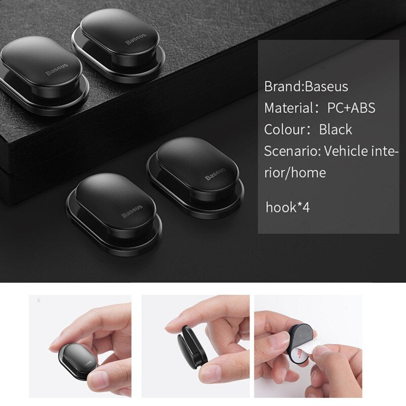 Mini gancho pequeño multifunción para pegar el coche 