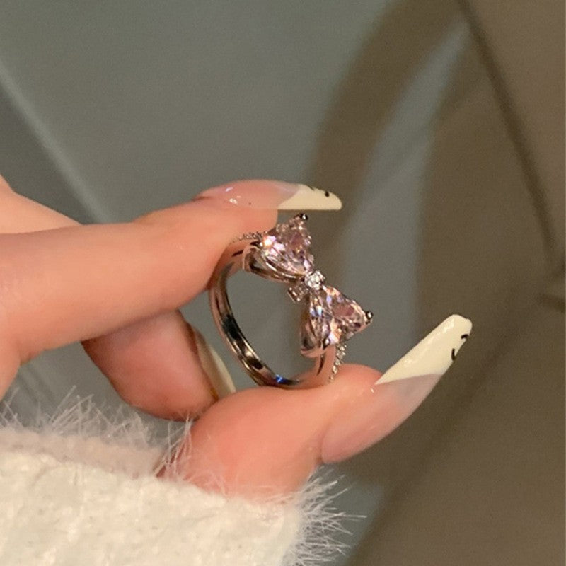 Anillo de piedra Natural ámbar estilo Vintage Maillard para mujer temperamento salvaje