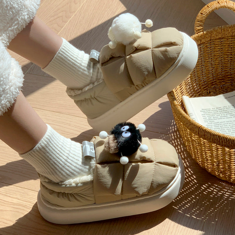 Chaussures En Coton À Plateforme De Couple Automne Et Hiver