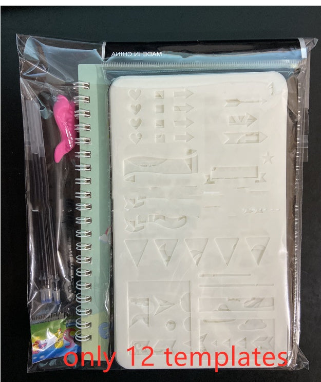 Version anglaise complète des autocollants de calligraphie