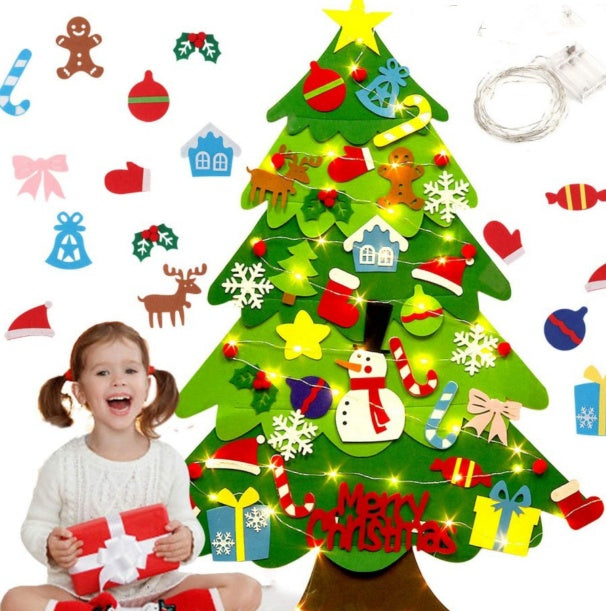 Tissu en feutre pour décorer le sapin de Noël