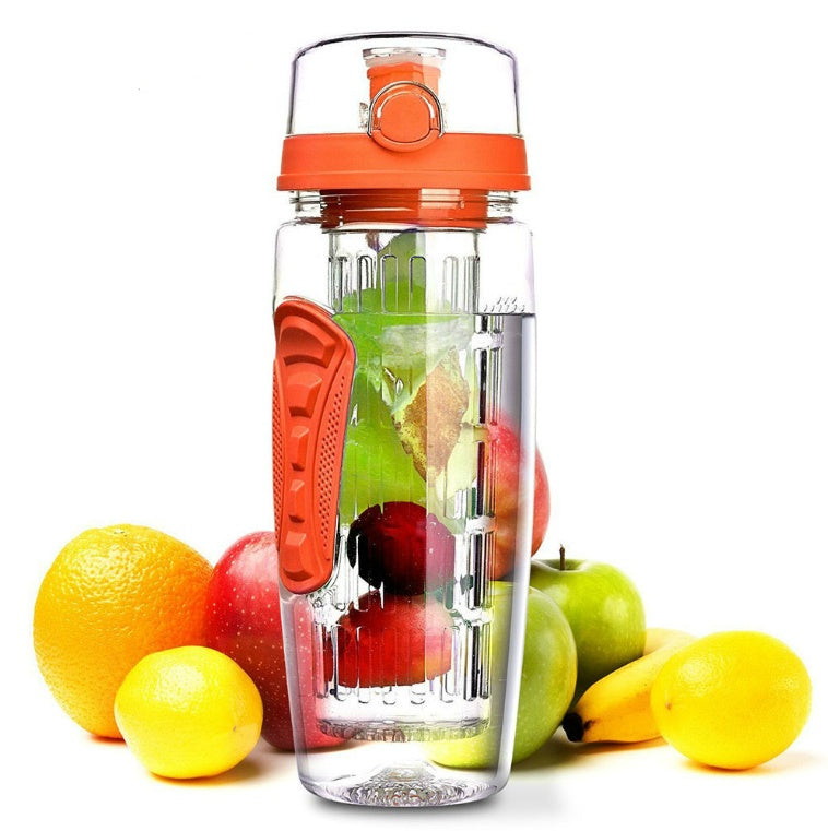 Bouteille de shaker de jus d'infuseur de fruits gratuit bouteille de camp d'escalade portable