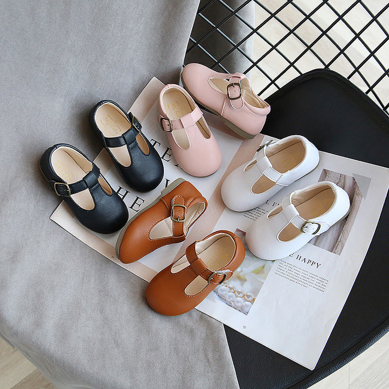Chaussures à pois pour enfants, chaussures simples polyvalentes, chaussures pour bébés