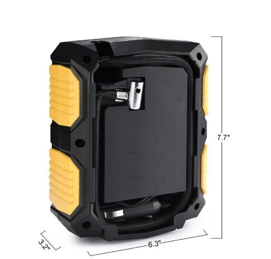 Inflador de neumáticos digital - Compresor de aire portátil para automóvil de 12 voltios CC