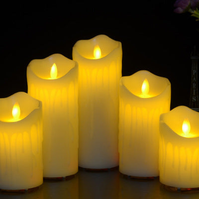 Velas sin llama de cera real Luma Candles (juego de 3 piezas)