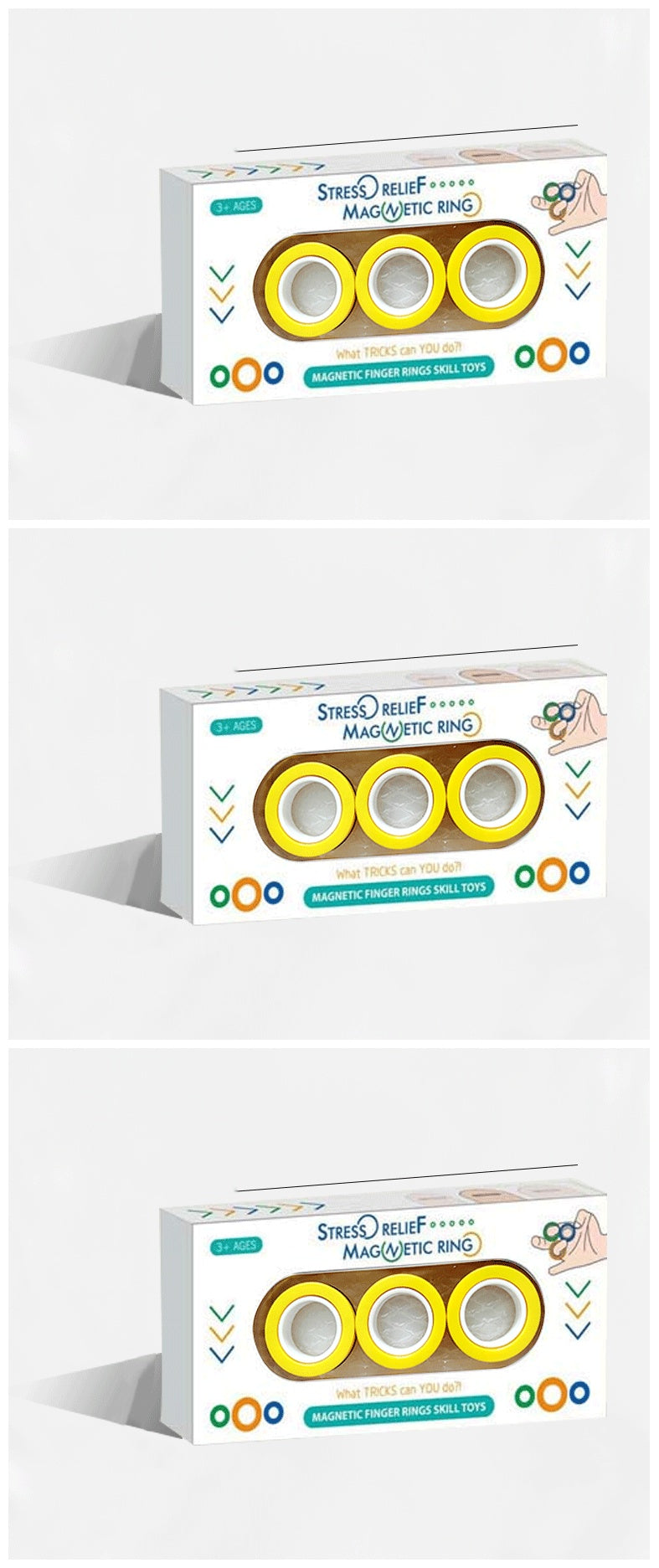 Anillo giratorio de dedo magnético