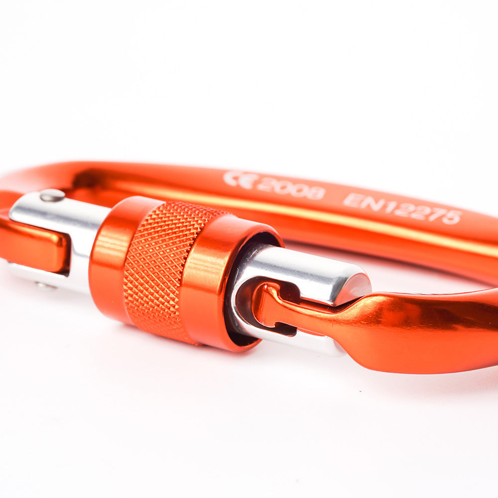 Hebilla de seguridad para escalada.