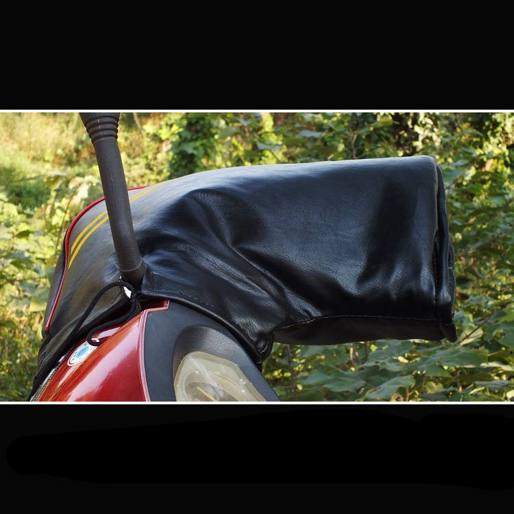 Cold-proof motorcycle bottle cover car plate handlebar