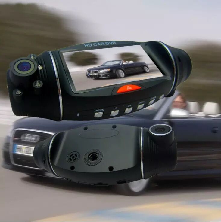 Capteur de gravité de vision nocturne enregistreur de conduite HD avec GPS