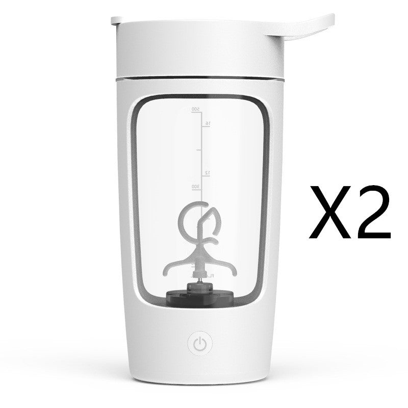 Filet électrique célébrité Milkshake mâle et femelle protéine poudre échelle secouer tasse Fitness sport eau tasse