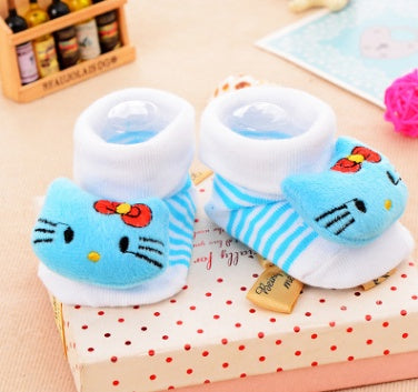 Chaussettes bébé en coton chaussettes de noël pour nouveau-nés cadeau Lot Animal antidérapant avec semelles en caoutchouc pour enfant garçon fille nouveau-né chaussettes bébé 