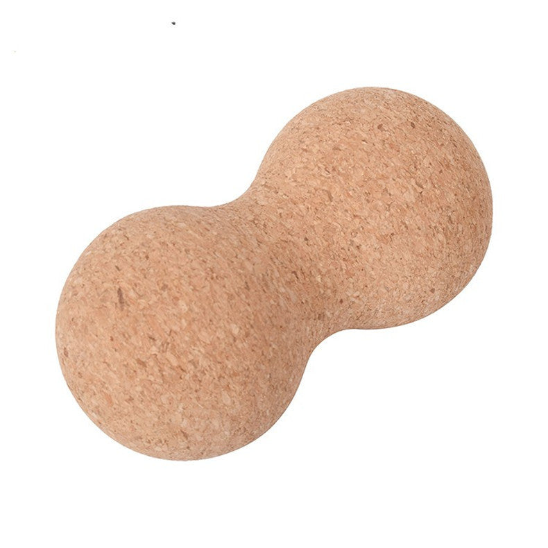 Pilar de yoga con bola de maní de corcho