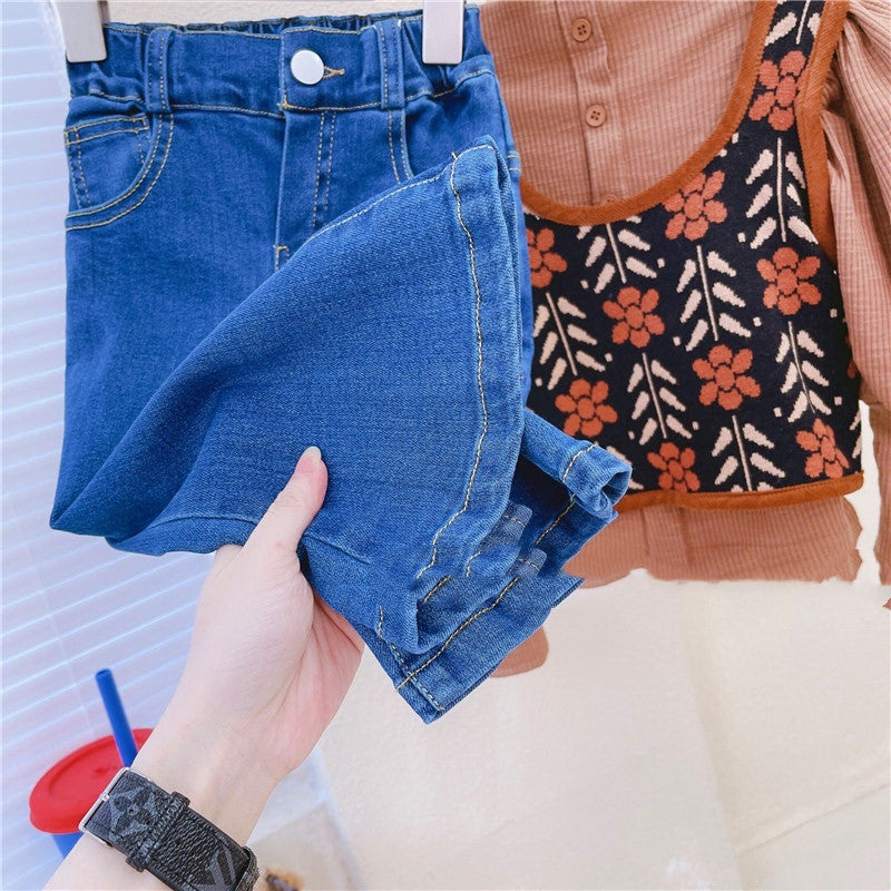 Nouvelle robe d'automne à cloche pour filles