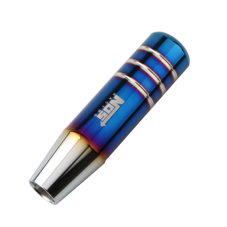 Baked Blue Modified Gear Head Aluminum Alloy Universal Type